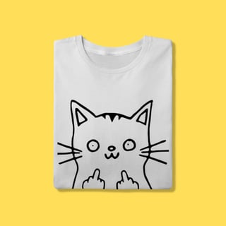Nome do produto Camiseta Gato I do what i want