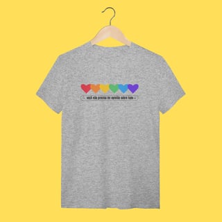 Nome do produto Camiseta você não precisa ter opinião sobre tudo