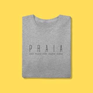 Nome do produto Camiseta PRAIA