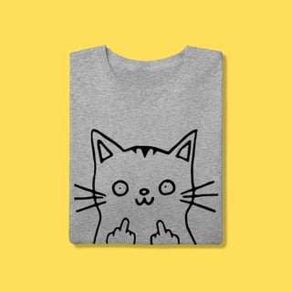 Nome do produto Camiseta Gato I do what i want