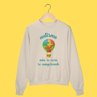 Nome do produto Moletom Autismo não se cura se compreende