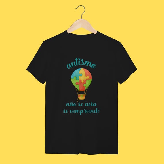 Camiseta Autismo não se cura se compreende