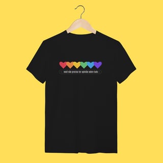 Nome do produto Camiseta você não precisa ter opinião sobre tudo