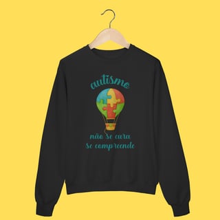 Nome do produto Moletom Autismo não se cura se compreende