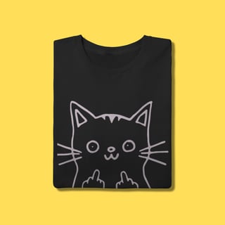 Nome do produto Camiseta Gato I do what i want
