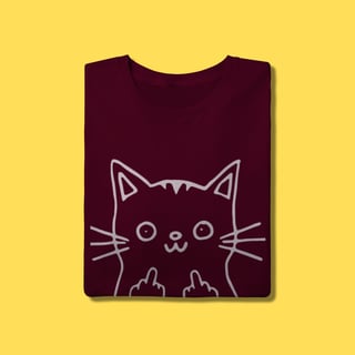 Nome do produto Camiseta Gato I do what i want