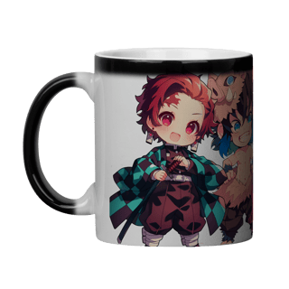 Caneca Mágica Demon Slayer - Linha Cute!