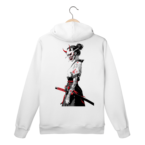  Moletom Canguru Oni Samurai – A Lenda Anda Entre Nós