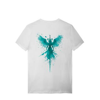 Camiseta Guerreira Celestial – Entre Lâminas e Luz