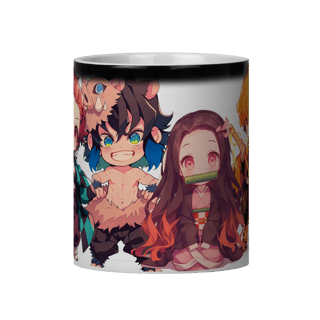 Nome do produto Caneca Mágica Demon Slayer - Linha Cute!