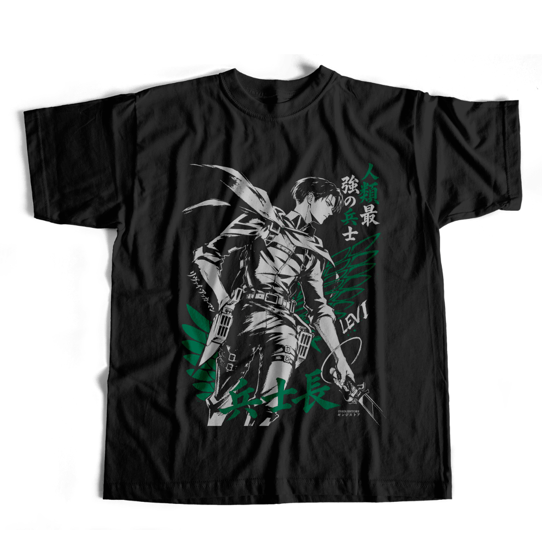 Camiseta Asthetic levi - cor escura