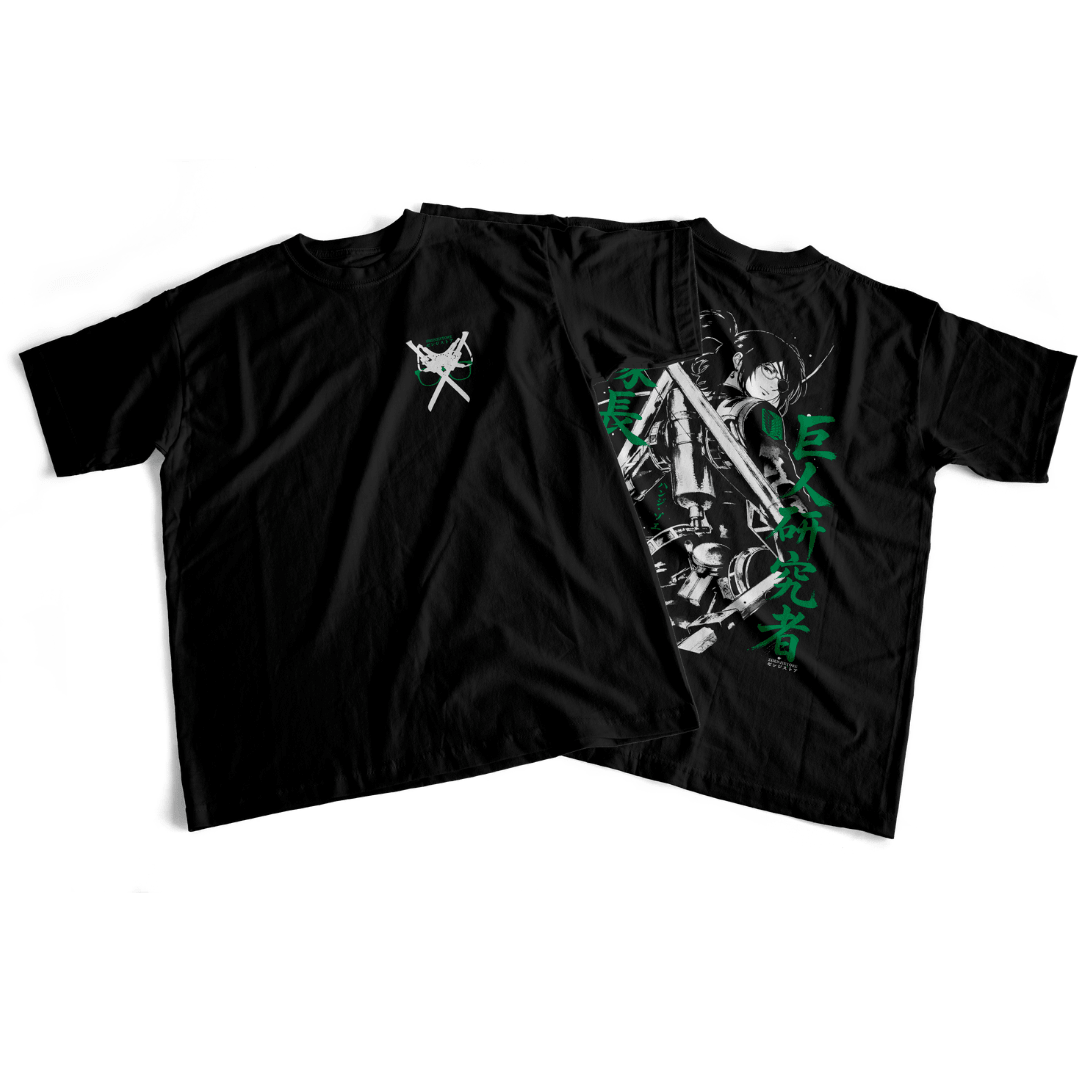 Camiseta frente e verso Reseacher Zoe - cor escura
