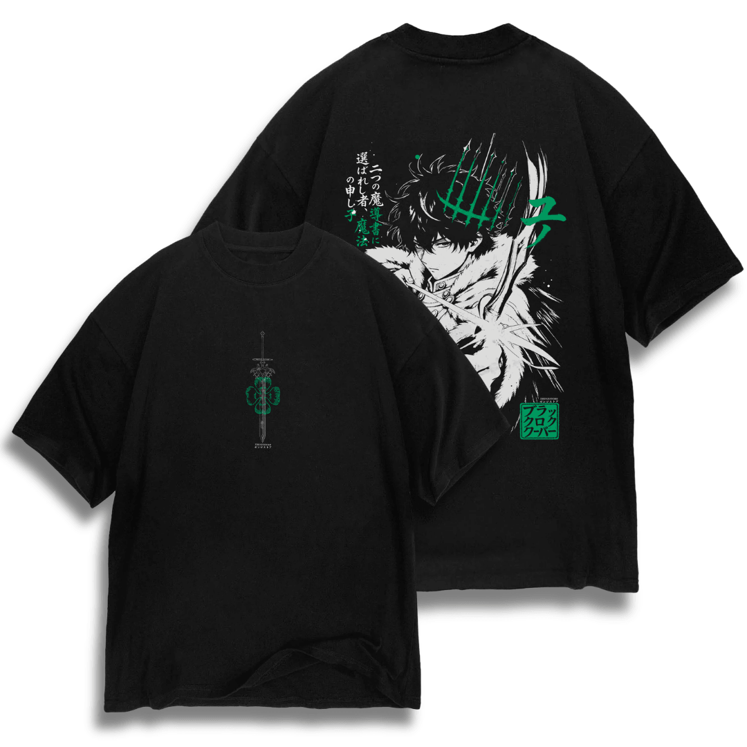 Oversize frente e verso The chosen Yuno - cor escura