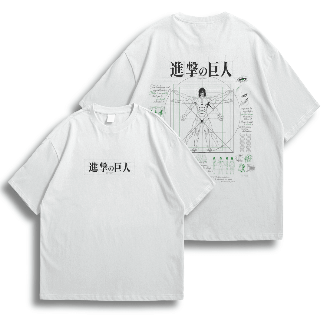 Oversize frente e verso Anatomy Titan