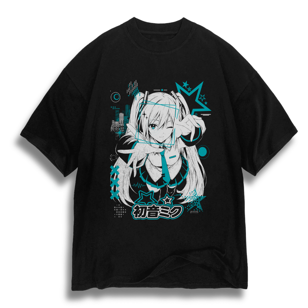 Oversize Hatsune Diva 01 - cor escura 
