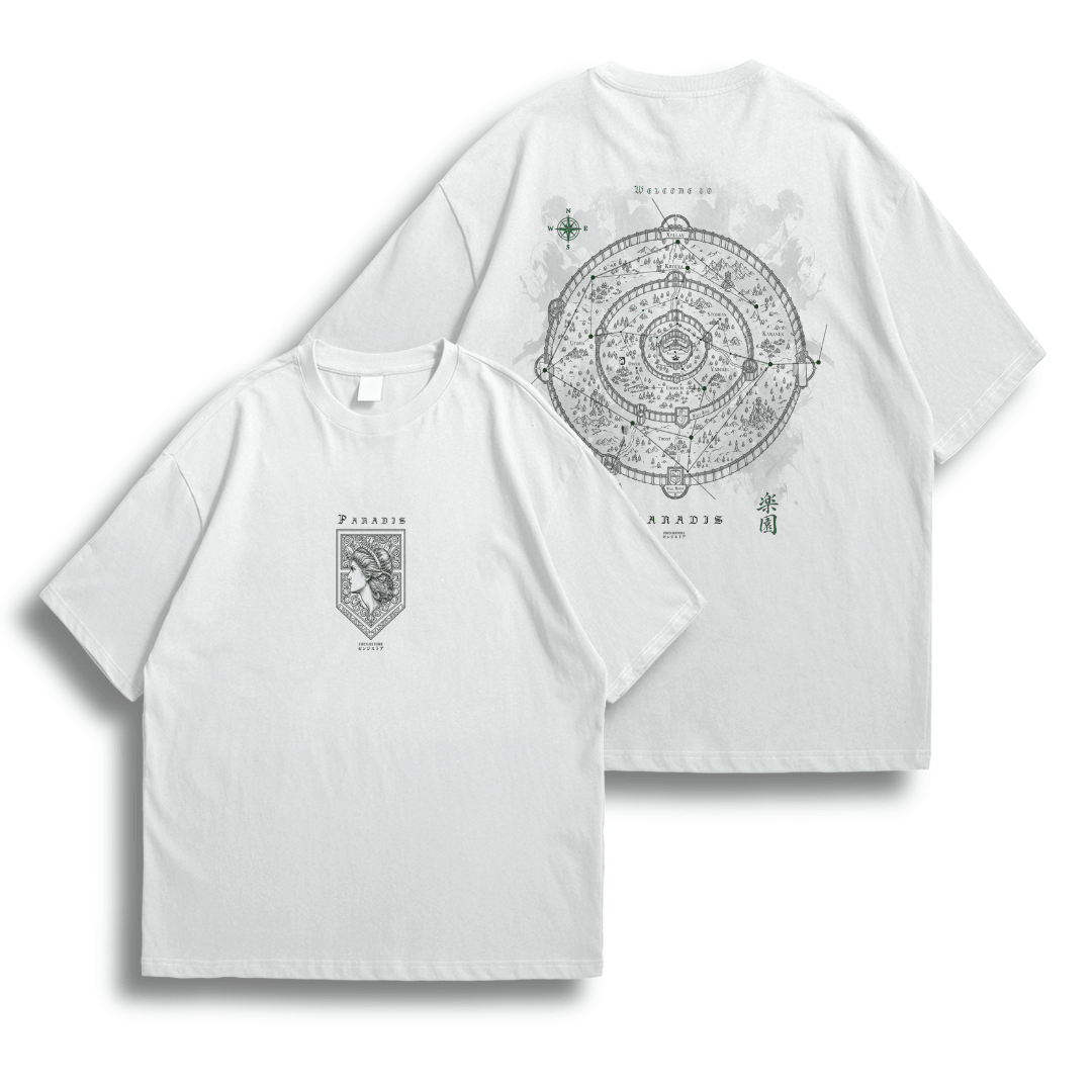 Oversize frente e verso Paradis World Map
