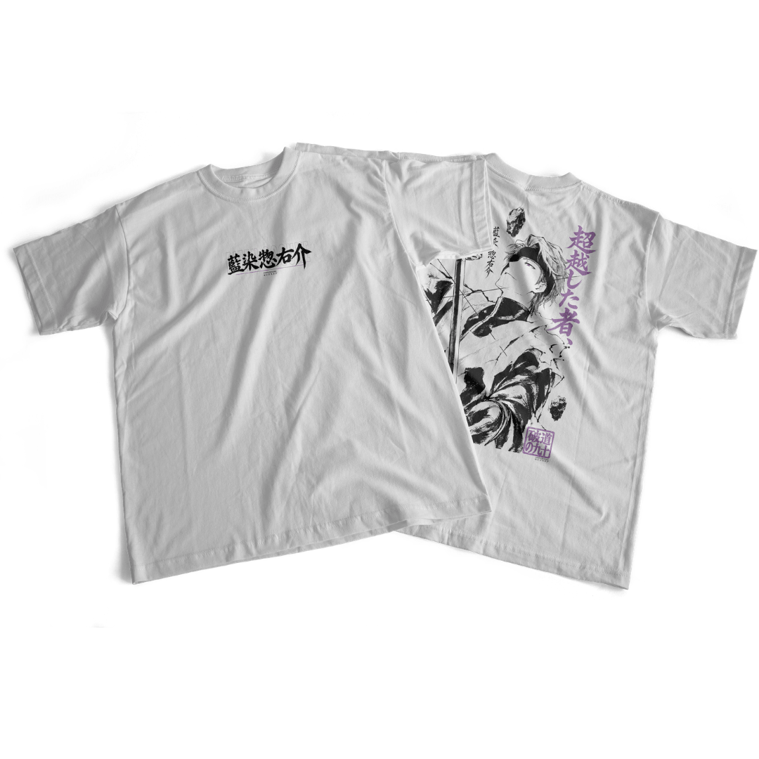Camiseta frente e verso Aizen Calamity 
