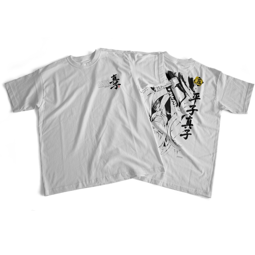 Camiseta frente e verso Invertion Shinji