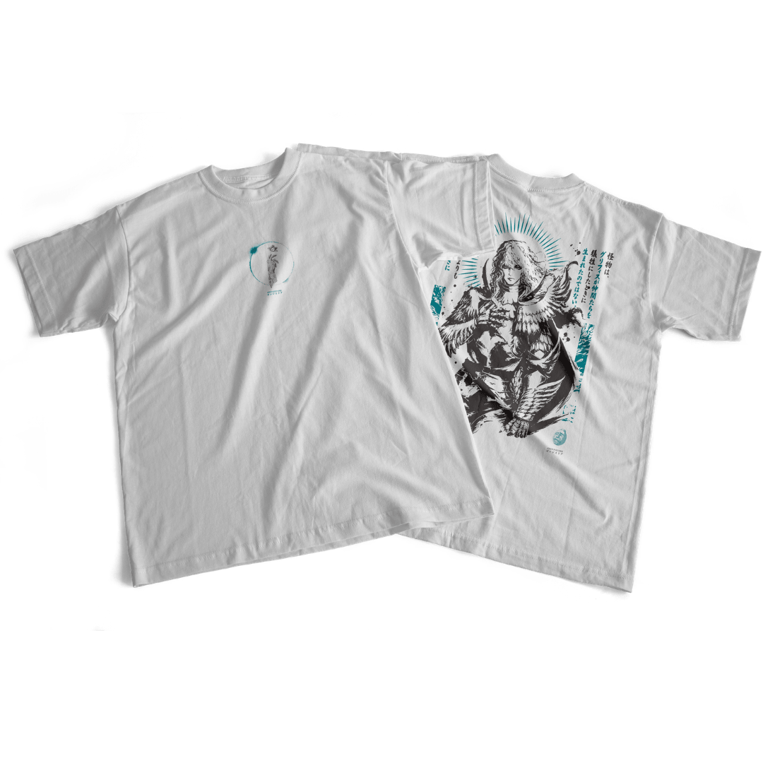 Camiseta frente e verso Griffith Fake Savior
