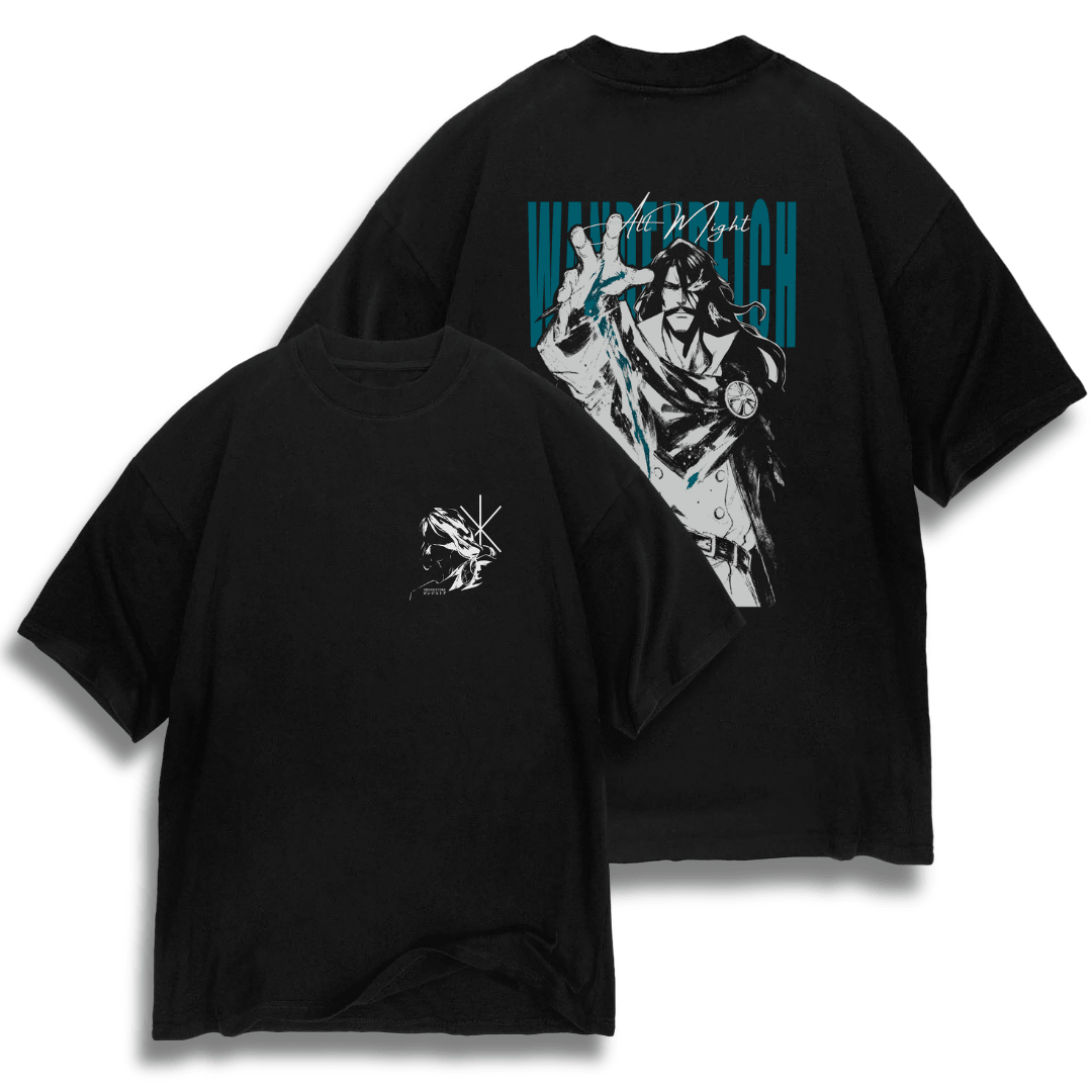 Oversize frente e verso Wandenreich King - cor escura