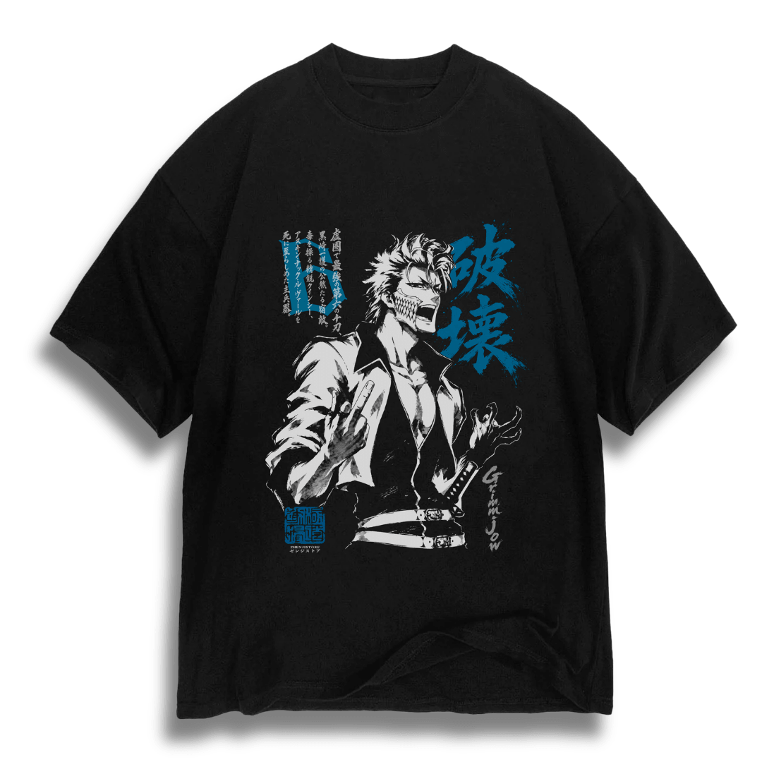 Oversize Grimmjow Lince - cores escuras