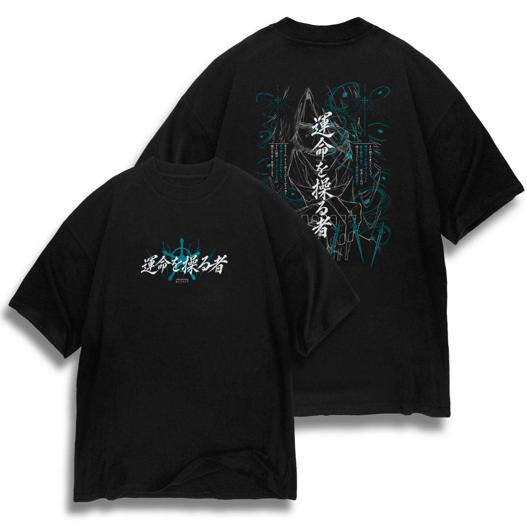 Oversize frente e verso Magesty Quincy - cores escuras