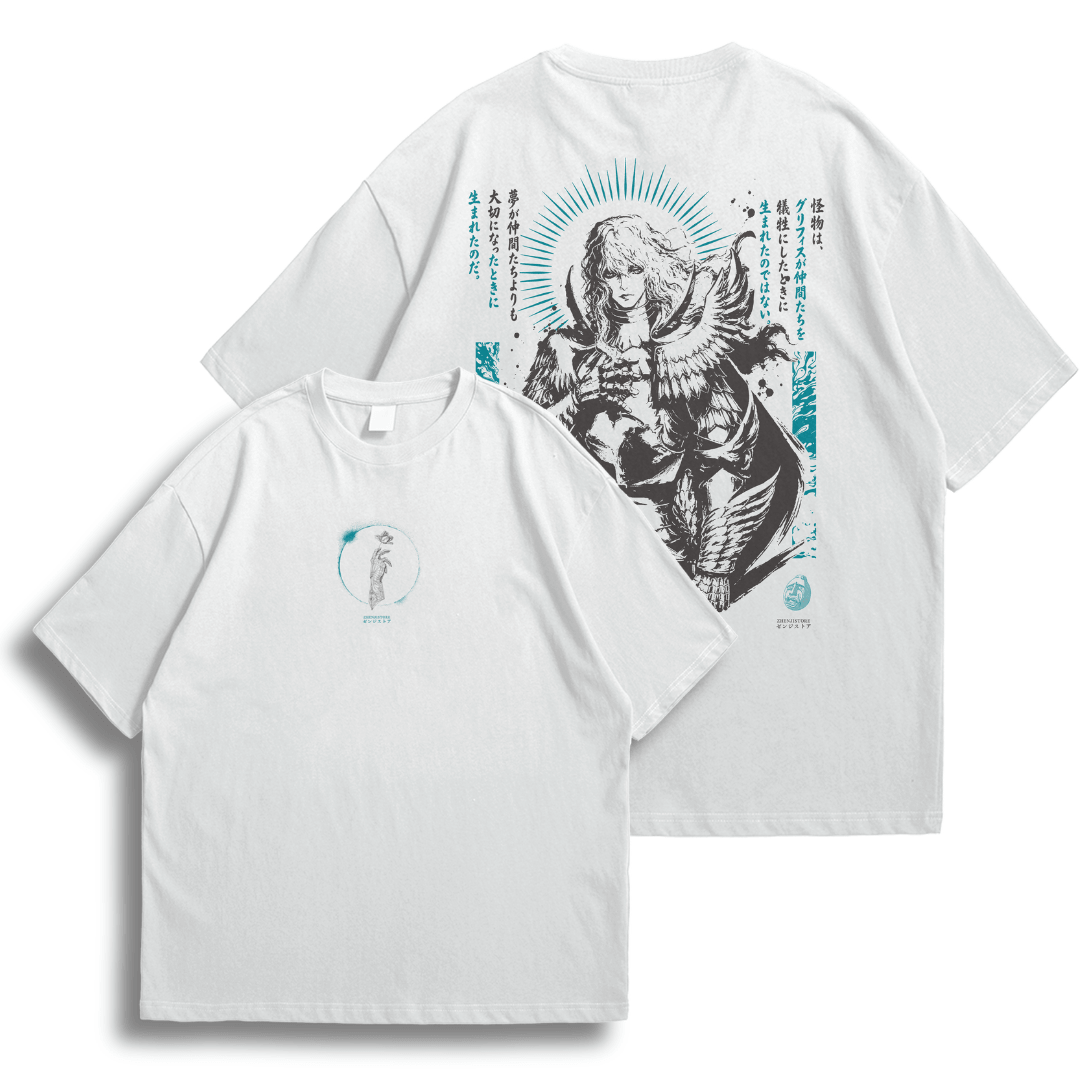 Oversize frente e verso Griffith Fake Savior