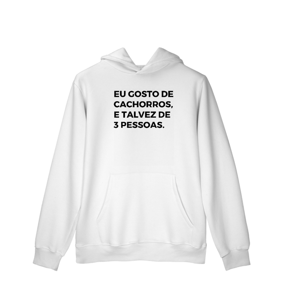 Eu Gosto de Cachorros [Moletom Prime Canguru]