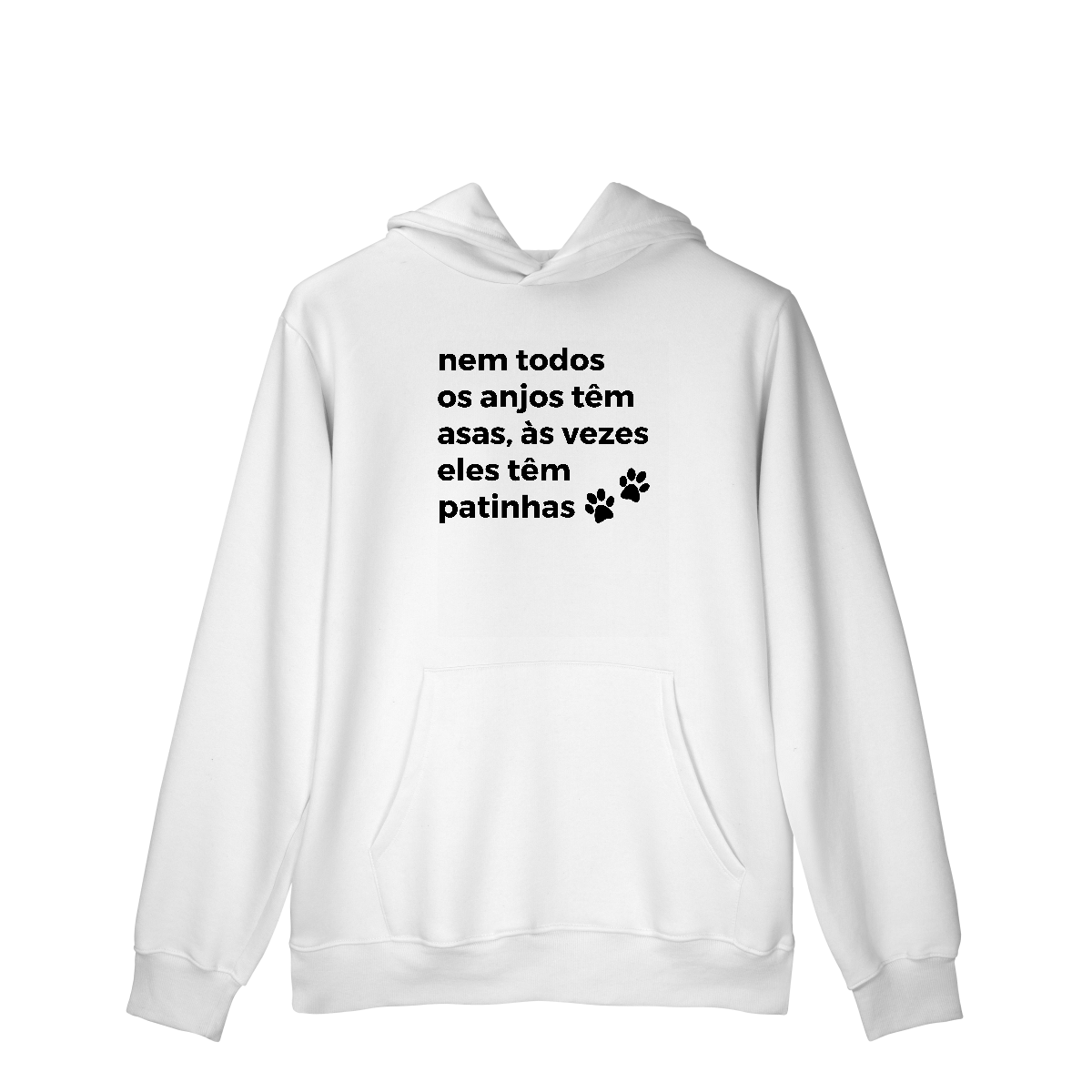 Nome do produto: Nem todos os Anjos têm Asas [Moletom Prime Canguru]