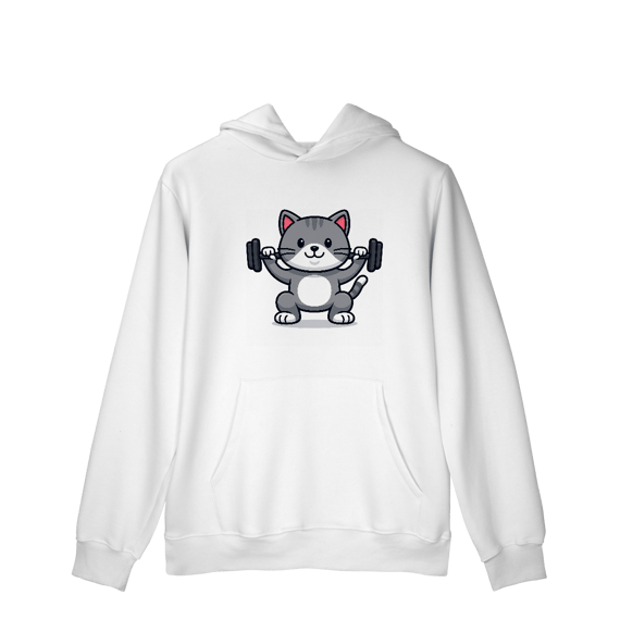 GYM - Meow Stronger [Moletom Prime Canguru]