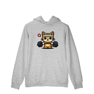 GYM - Cat Fit Lover [Moletom Prime Canguru]