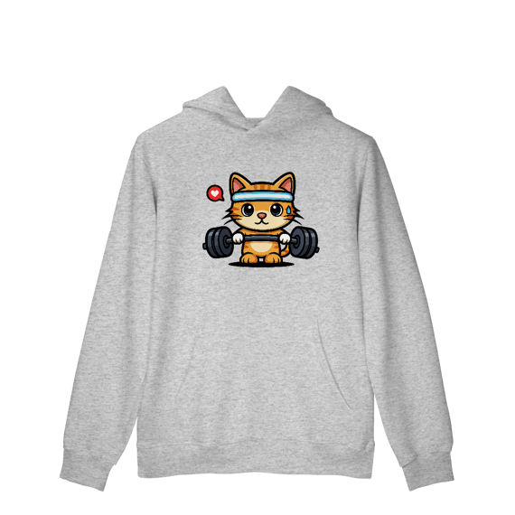 GYM - Cat Fit Lover [Moletom Prime Canguru]