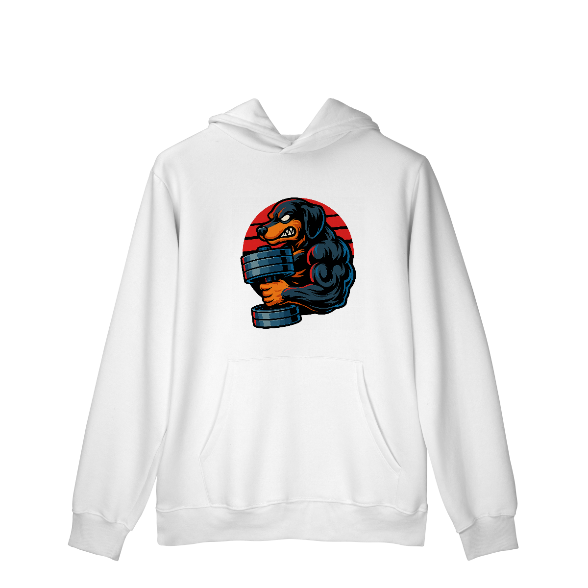 Nome do produto: GYM - Dachshund Monstro [Moletom Prime Canguru]
