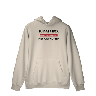 Nome do produtoPreferia meu Cachorro [Moletom Prime Canguru]