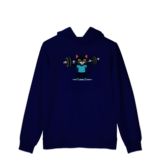 Nome do produtoGYM - Strong Meow [Moletom Prime Canguru]