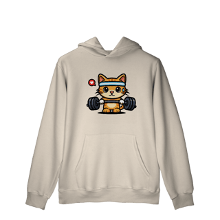 Nome do produtoGYM - Cat Fit Lover [Moletom Prime Canguru]
