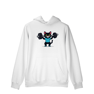 Nome do produtoGYM - Strong Meow [Moletom Prime Canguru]