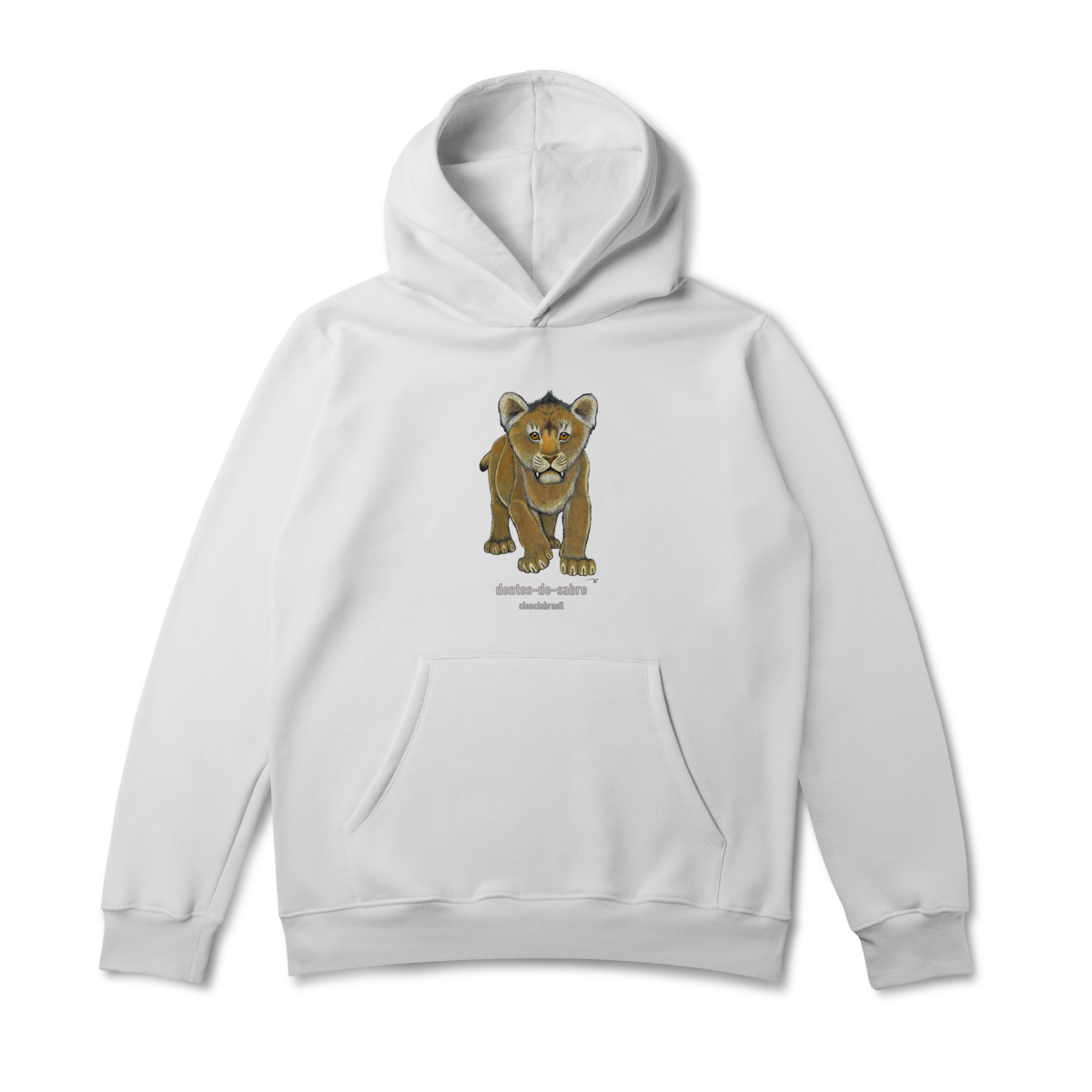 Nome do produto: Moletom Prime Canguru filhotes dentes de sabre