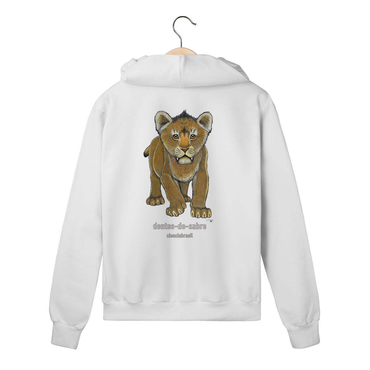 Nome do produto: Moletom Prime com Ziper filhotes dentes de sabre