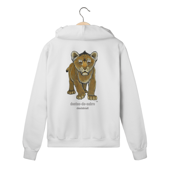 Moletom Prime com Ziper filhotes dentes de sabre