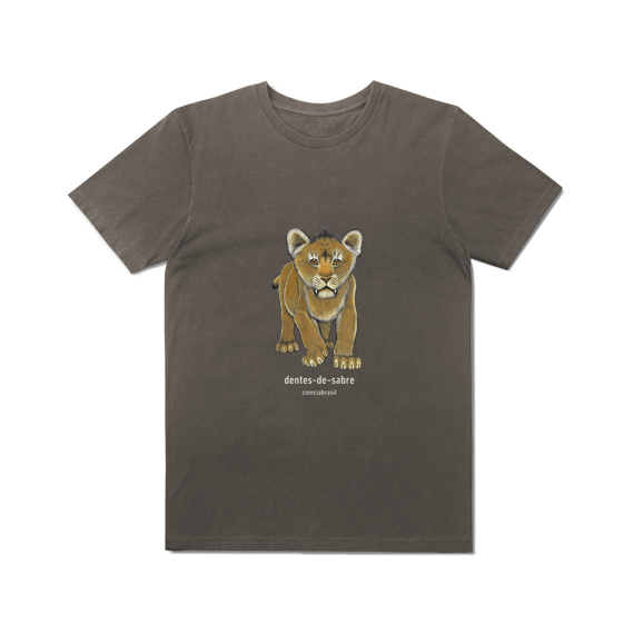 T-Shirt Estonada filhotes dentes de sabre