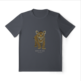 Nome do produto Camiseta Sport Dry UV filhotes dentes de sabre