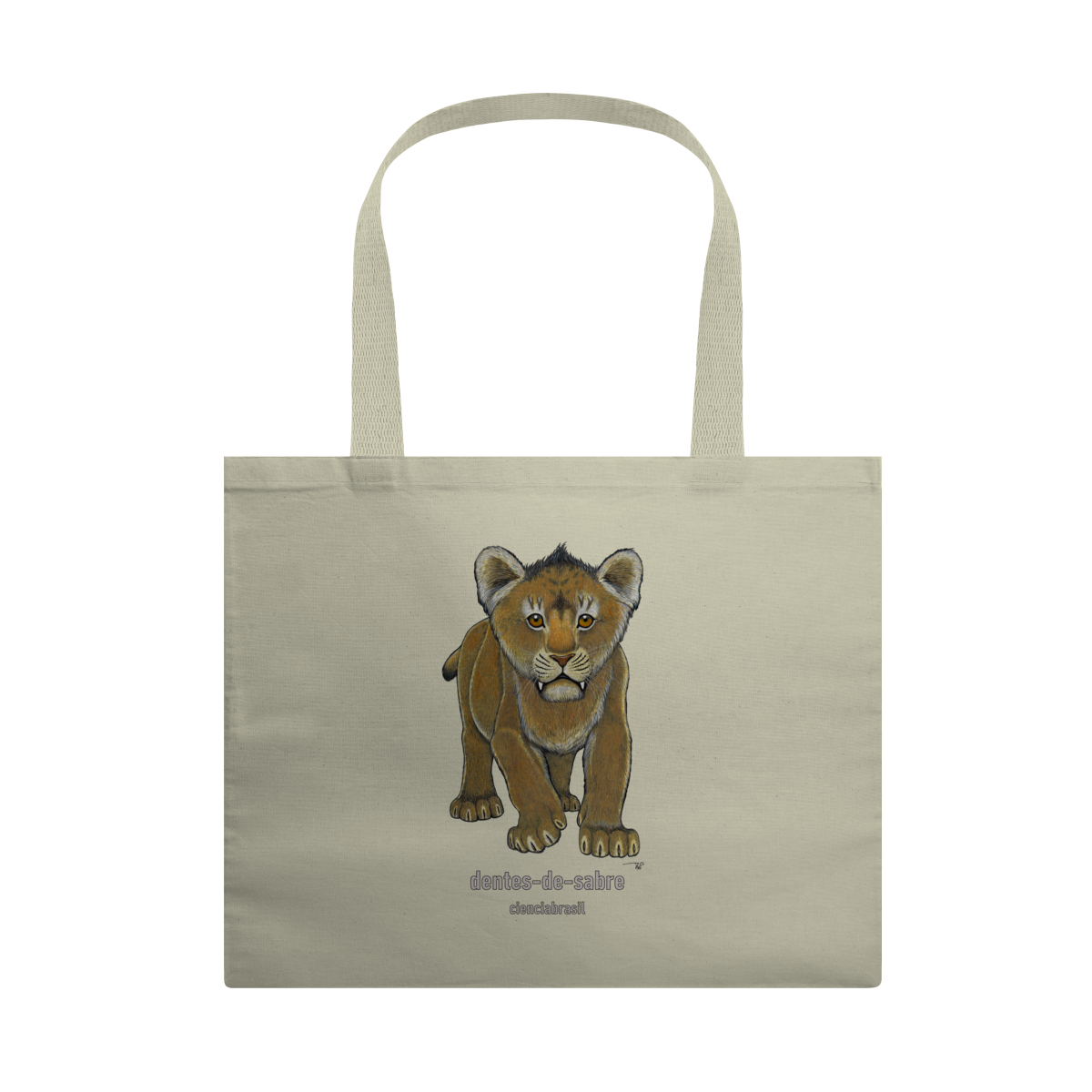 Nome do produto: Ecobag Grande filhotes dentes de sabre