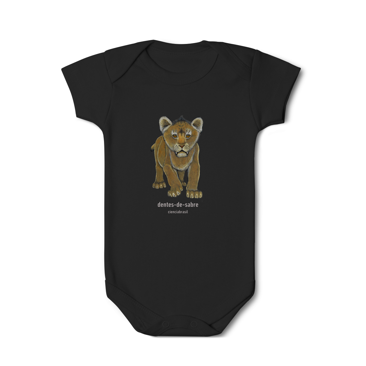 Nome do produto: Body infantil filhotes dentes de sabre