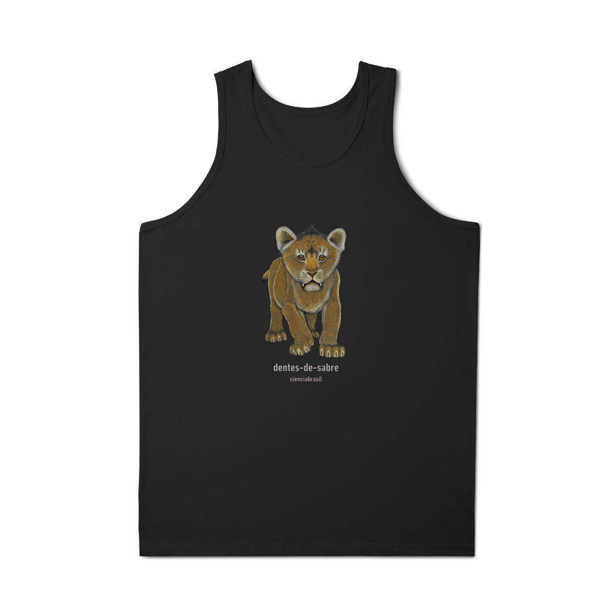 Nome do produto: Regata Masculina Quality filhotes dentes de sabre