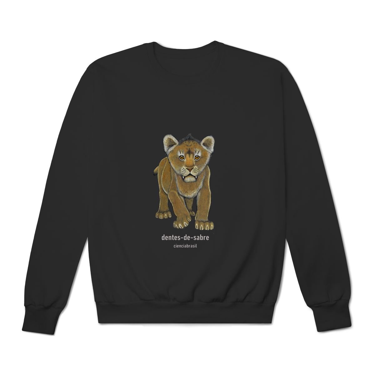 Nome do produto: Moletom Prime Fechado filhotes dentes de sabre