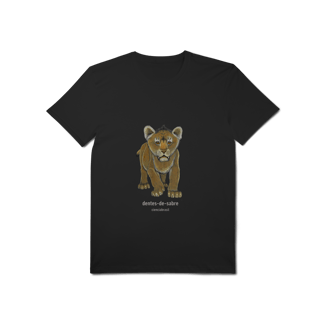 Nome do produto T-Shirt Pima filhotes dentes de sabre