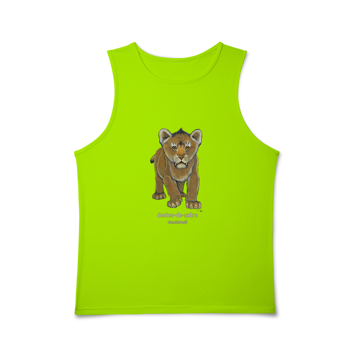 Nome do produto: Regata Masc Sport Dry UV filhotes dentes de sabre