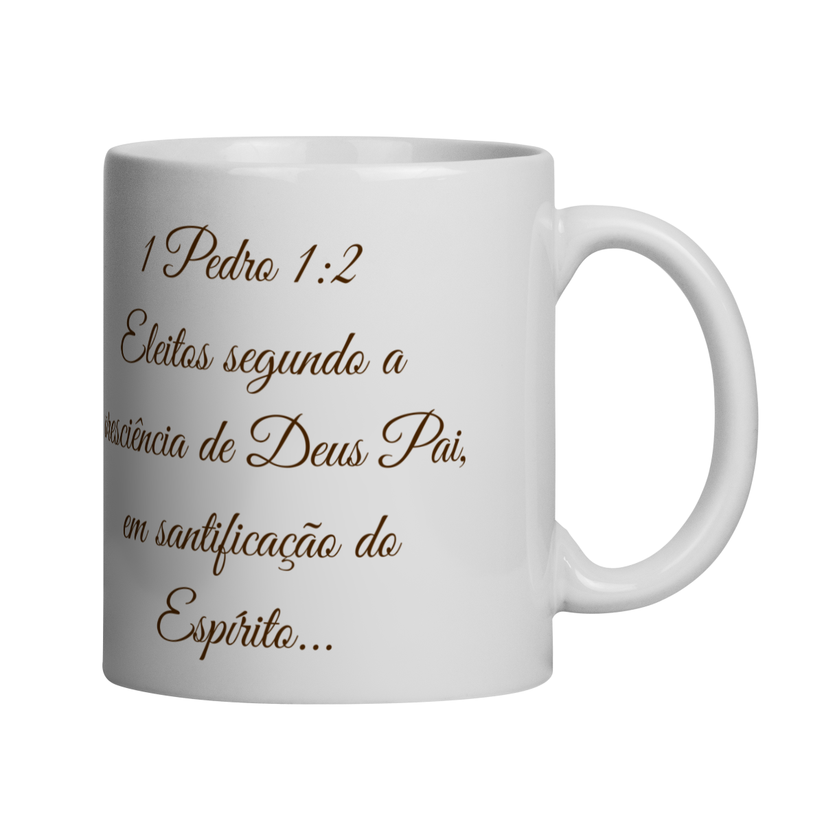 Caneca de porcelana personalizada Eleitos
