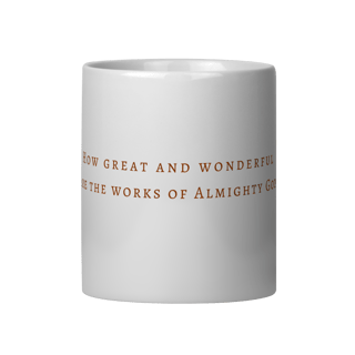 Nome do produto Caneca de porcelana Personalizada Wonderful